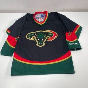 Vintage CCM Dallas Stars Mooterus Hockey Jersey Youth Kids OS 8/9 Blank No Name